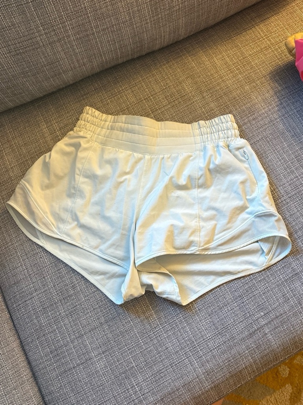 lululemon athletica pale blue athletic shorts